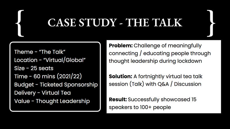 Case Study - The Talk