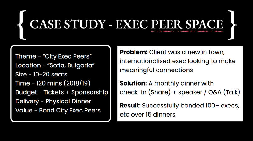 Case Study - Exec Peer Space